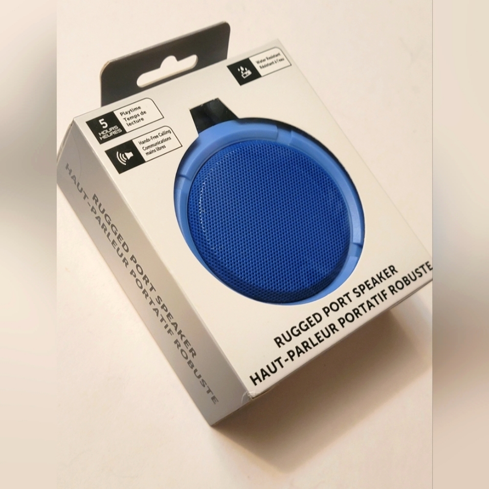 Onn Small Rugged Portable Bluetooth Speaker